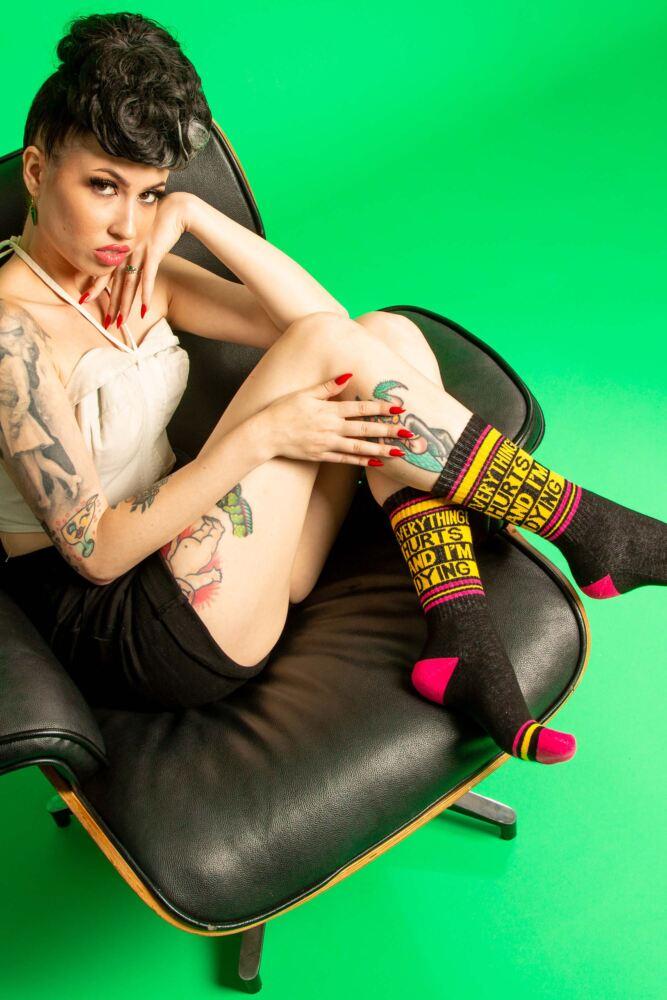 Sockshop Gumball PoodleEverything Hurts And I'm Dying Cotton Socks