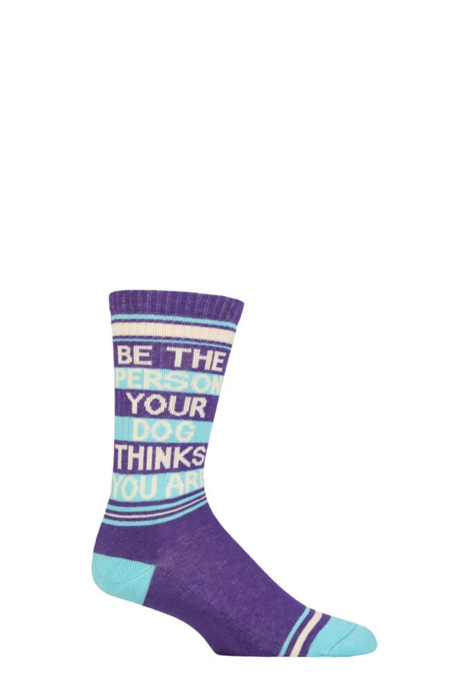 Sockshop Gumball PoodleMens & Womens Cotton Be The Person Your Dog Thinks You Are Socks