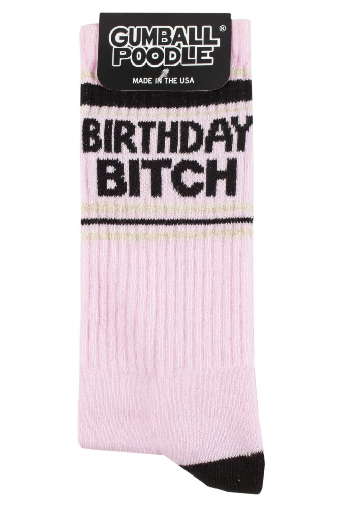 sockshop Gumball PoodleMens & Womens Cotton Birthday Bitch Socks