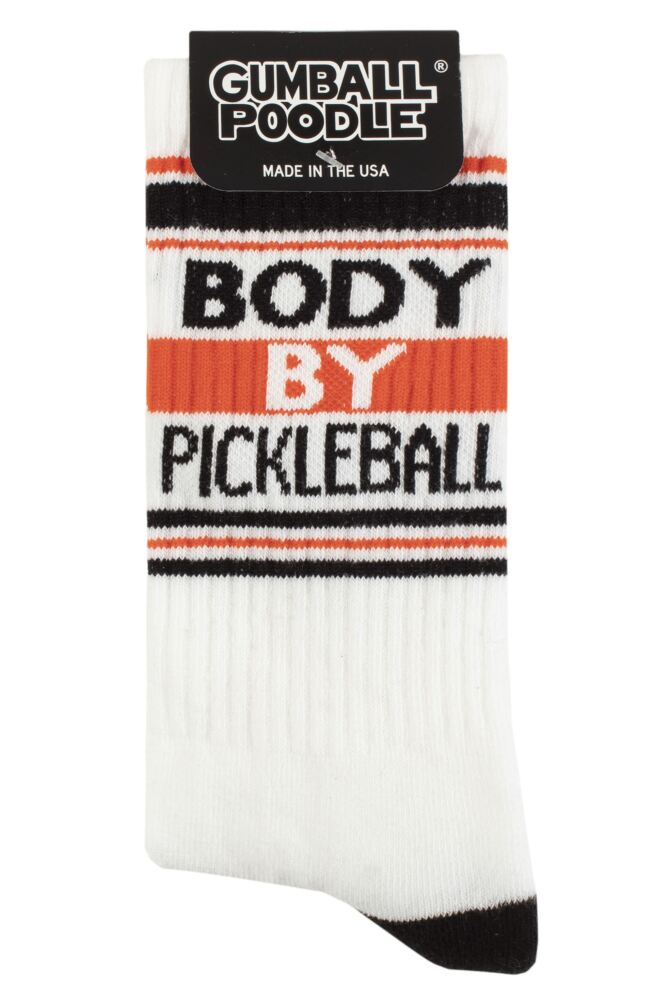 sockshop Gumball PoodleMens & Womens Cotton Body By Pickleball Socks