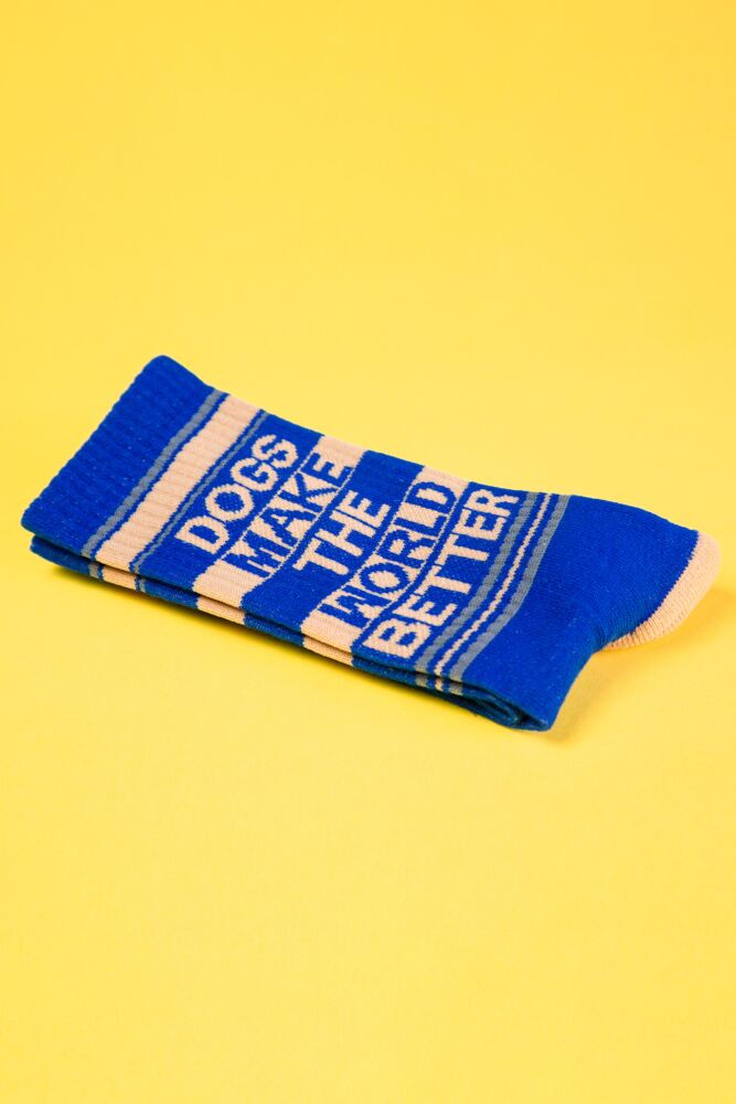 Sockshop Gumball PoodleMens & Womens Cotton Dogs Make The World Better Socks