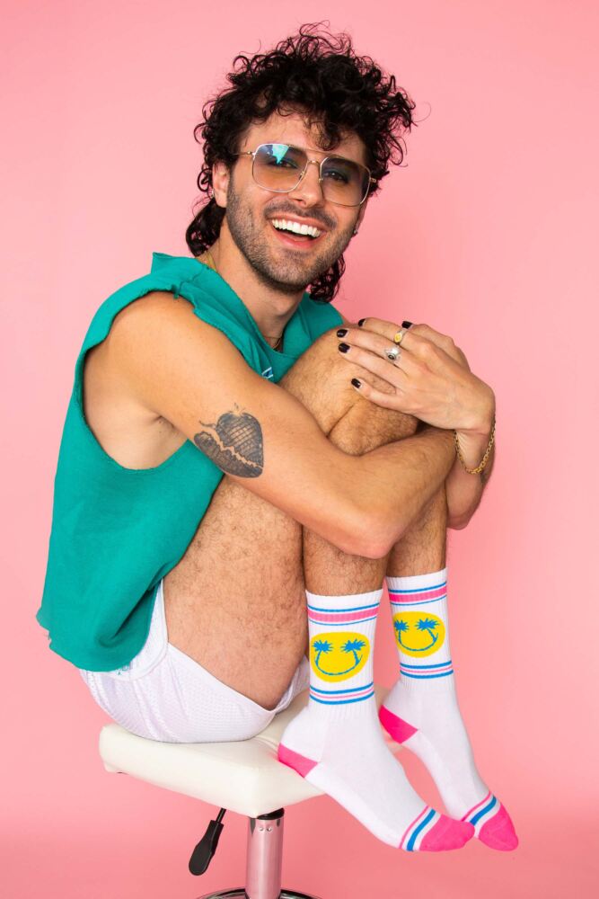 Sockshop Gumball PoodleMens & Womens Cotton Happy Palms Socks