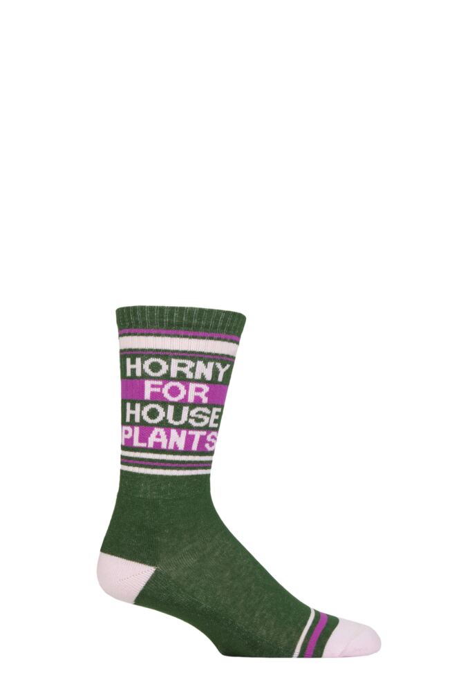 Sockshop Gumball PoodleMens & Womens Cotton Horny For House Plants Socks