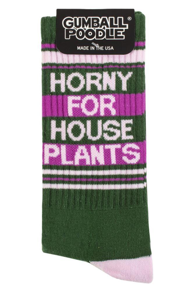 sockshop Gumball PoodleMens & Womens Cotton Horny for House Plants Socks