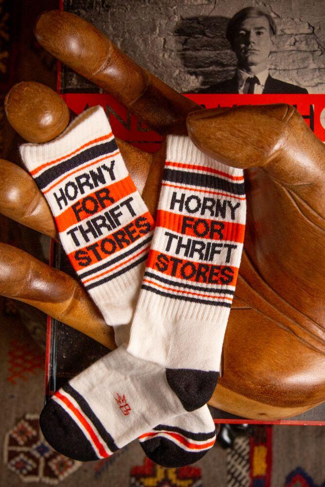 Sockshop Gumball PoodleMens & Womens Cotton Horny For Thrift Stores Socks