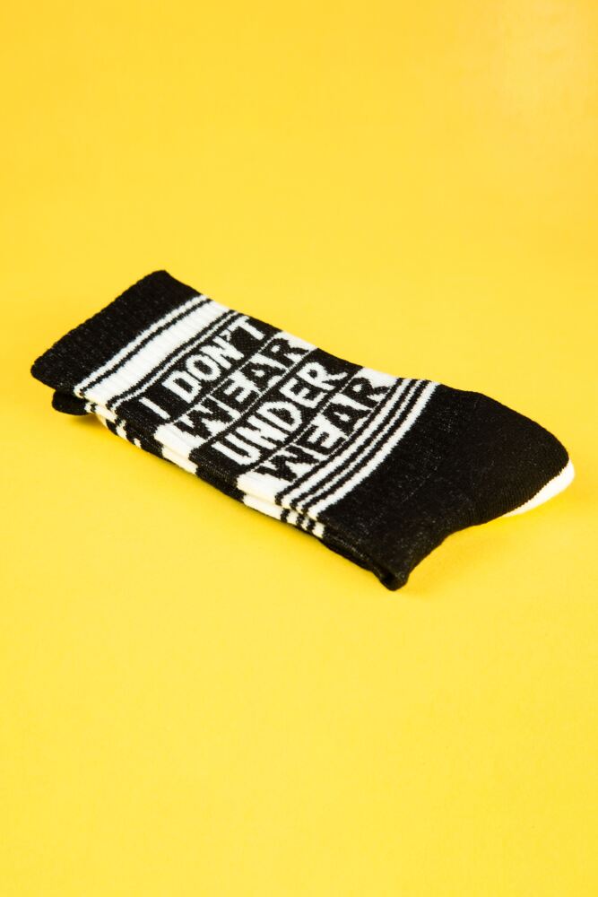 Sockshop Gumball PoodleMens & Womens Cotton I Don't Wear Underwear Socks