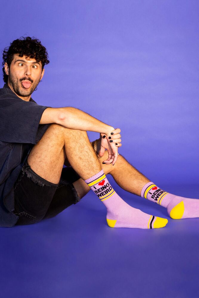 Sockshop Gumball PoodleMens & Womens Cotton I Love Being Weird Socks