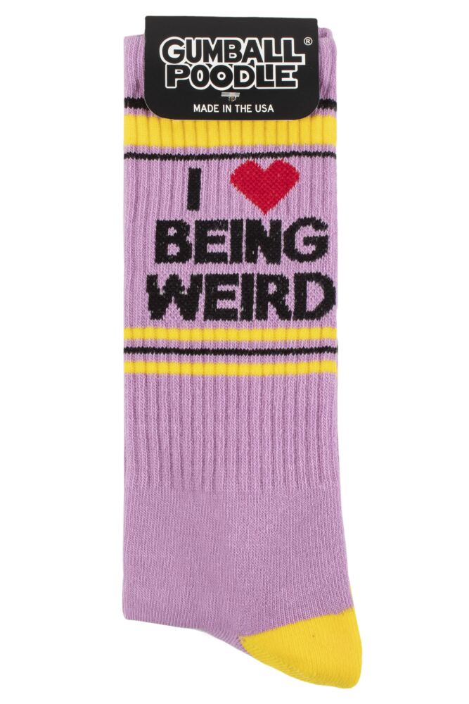 sockshop Gumball PoodleMens & Womens Cotton I Love Being Weird Socks