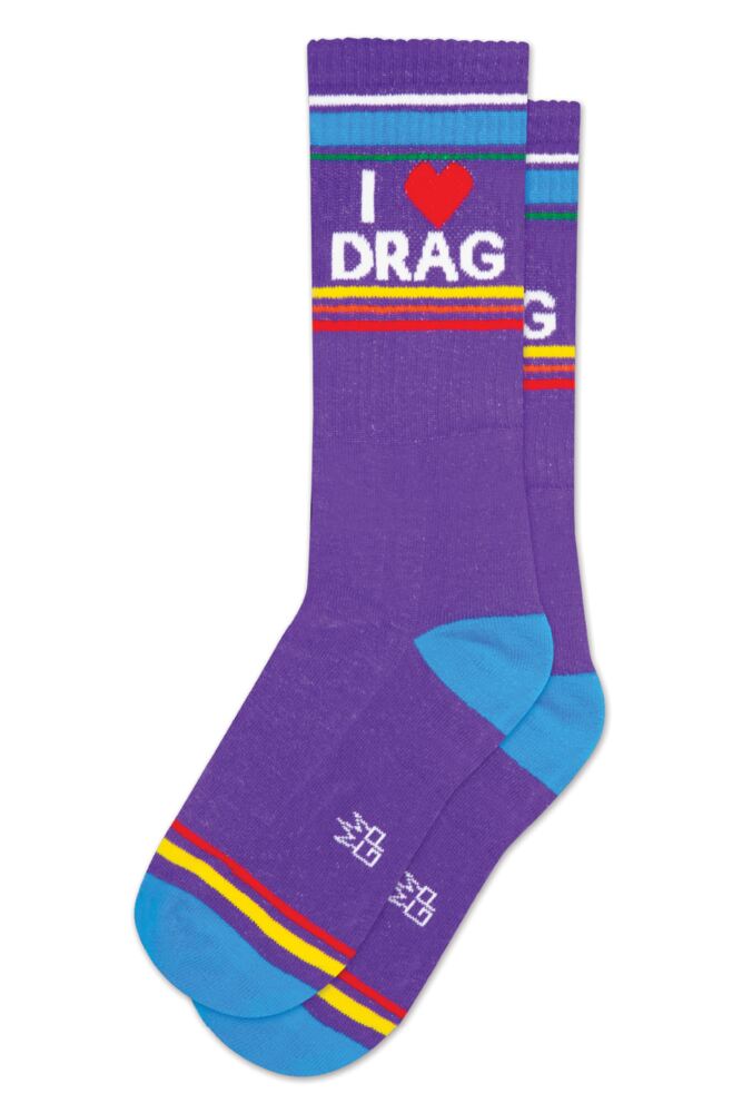 Sockshop Gumball PoodleMens & Womens Cotton I Love Drag Socks