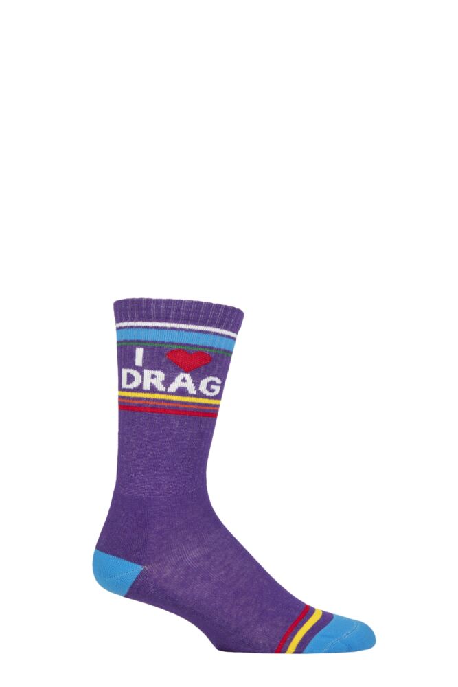 Sockshop Gumball PoodleMens & Womens Cotton I Love Drag Socks
