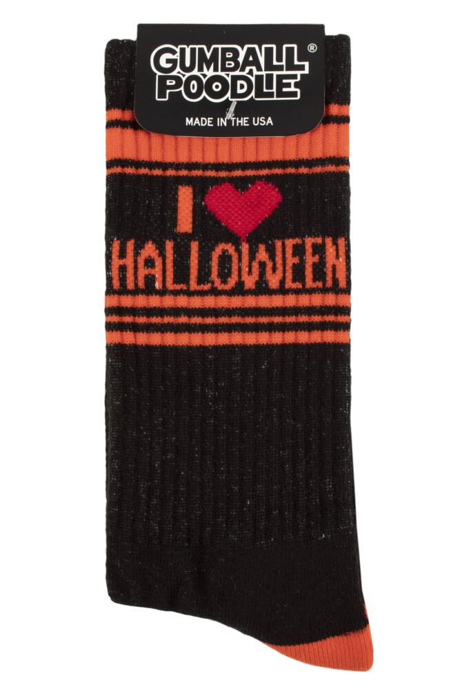 sockshop Gumball PoodleMens & Womens Cotton I Love Halloween Socks