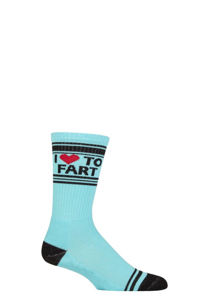 Sockshop Gumball PoodleMens & Womens Cotton I Love To Fart Socks
