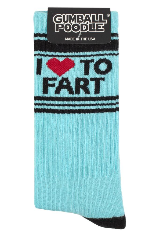 sockshop Gumball PoodleMens & Womens Cotton I Love to Fart Socks