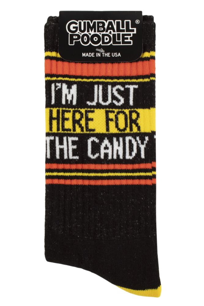 sockshop Gumball PoodleMens & Womens Cotton I'm Just Here for the Candy Socks