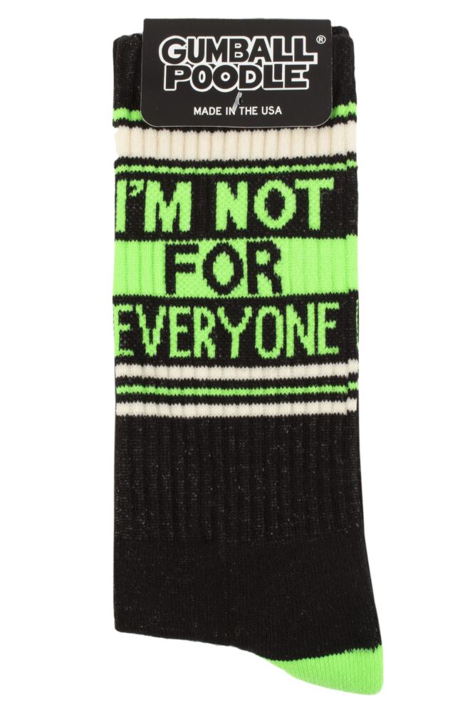 sockshop Gumball PoodleMens & Womens Cotton I'm Not for Everyone Socks