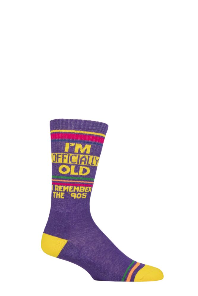 Sockshop Gumball PoodleMens & Womens Cotton I'm Officially Old I Remember The 90's Socks