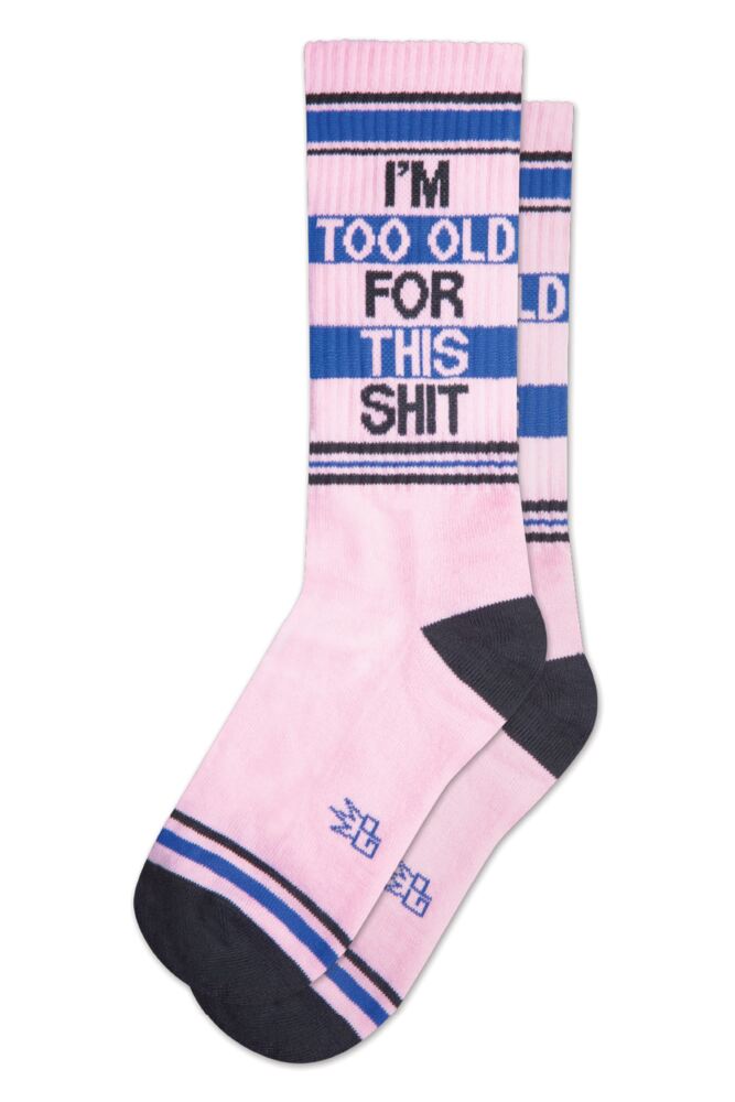 Sockshop Gumball PoodleMens & Womens Cotton I'm Too Old For This Shit Socks