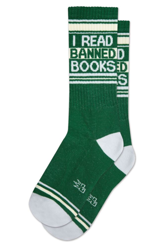 Sockshop Gumball PoodleMens & Womens Cotton I Read Banned Books Socks