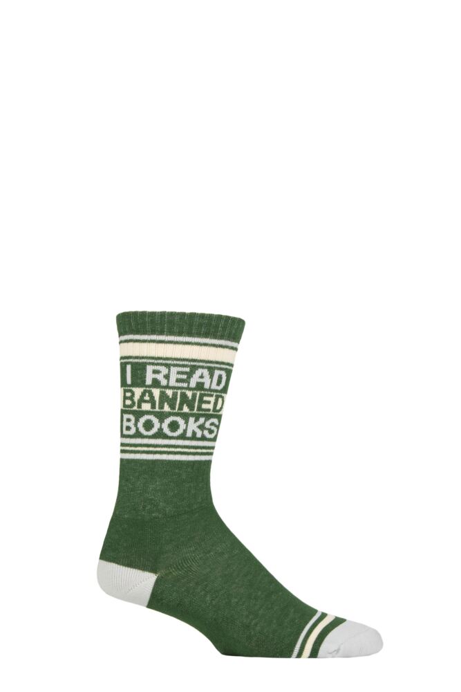 Sockshop Gumball PoodleMens & Womens Cotton I Read Banned Books Socks