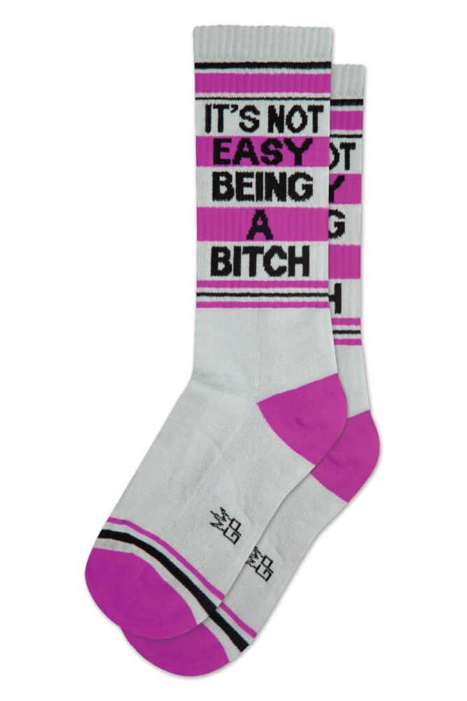 Sockshop Gumball PoodleMens & Womens Cotton It's Not Easy Being A Bitch Socks