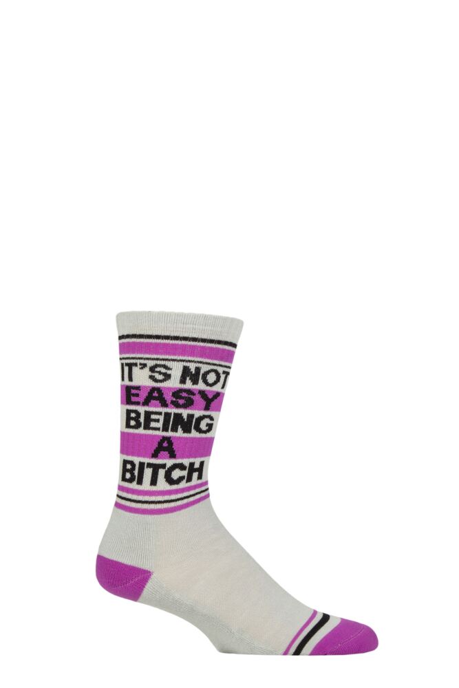 Sockshop Gumball PoodleMens & Womens Cotton It's Not Easy Being A Bitch Socks