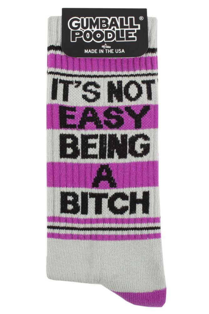 sockshop Gumball PoodleMens & Womens Cotton It's Not Easy Being a Bitch Socks
