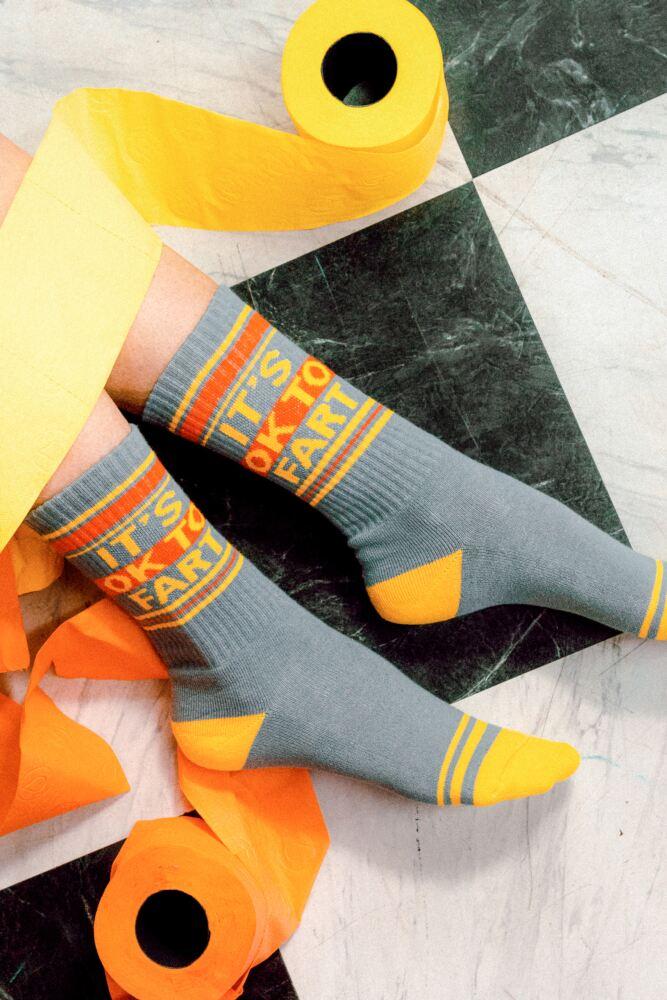 Sockshop Gumball PoodleMens & Womens Cotton It's OK To Fart Socks