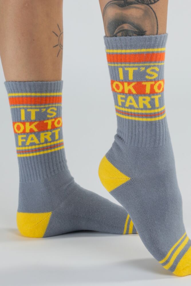 Sockshop Gumball PoodleMens & Womens Cotton It's OK To Fart Socks
