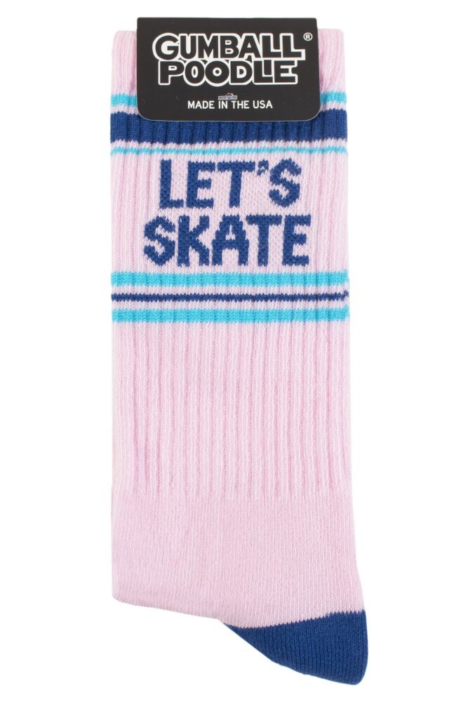 sockshop Gumball PoodleMens & Womens Cotton Let's Skate Socks