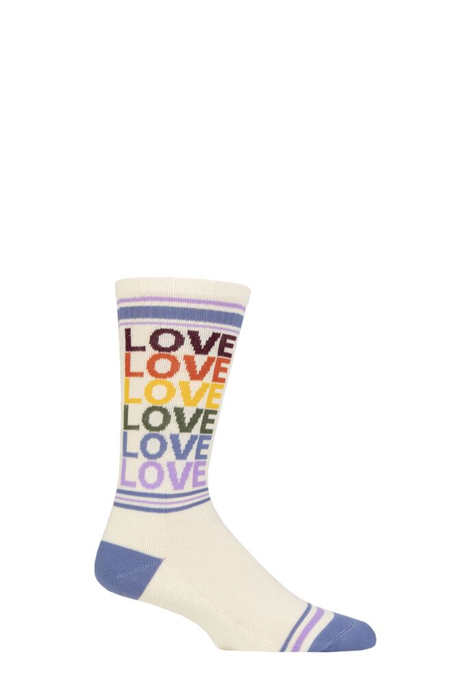 Sockshop Gumball PoodleMens & Womens Cotton Love Vintage Rainbow Socks