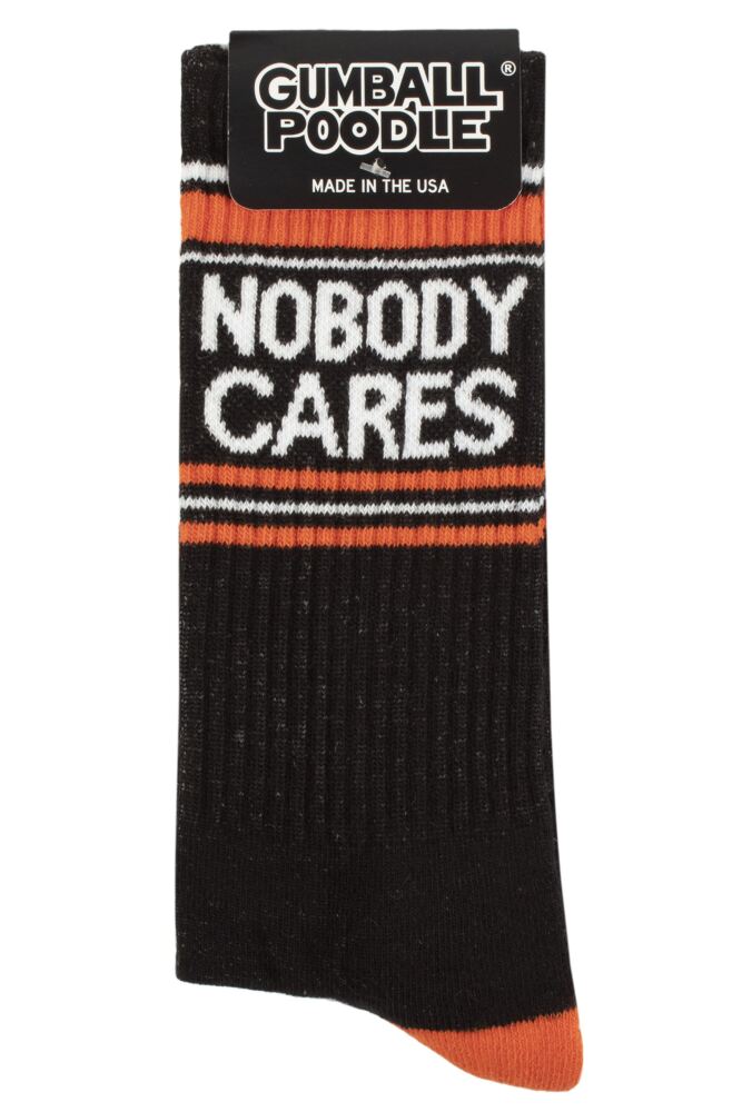 sockshop Gumball PoodleMens & Womens Cotton Nobody Cares Socks