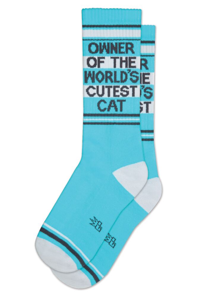 Sockshop Gumball PoodleMens & Womens Cotton Owner Of The World's Cutest Cat Socks