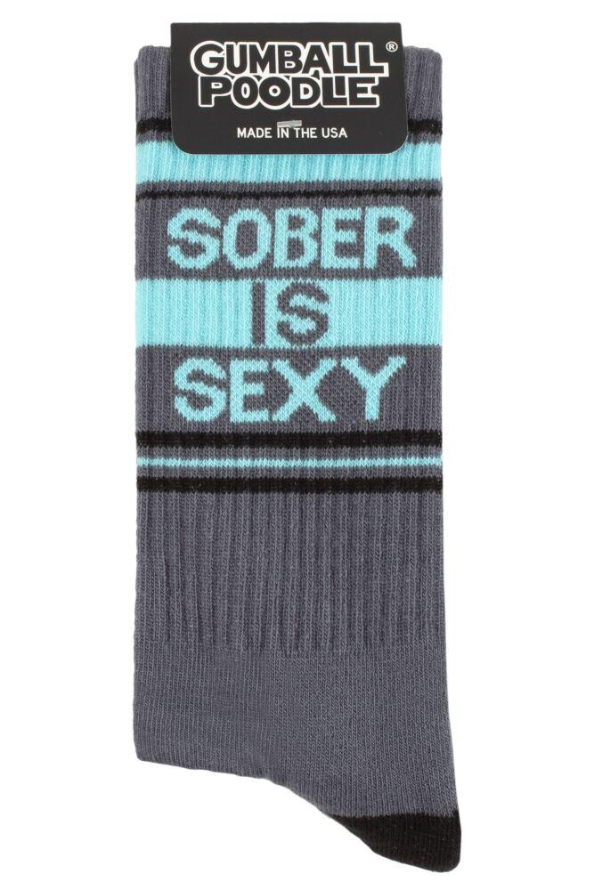 sockshop Gumball PoodleMens & Womens Cotton Sober Is Sexy Socks