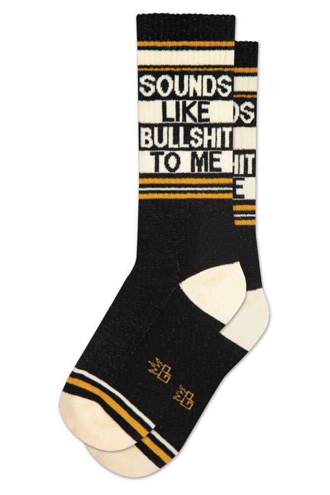 Sockshop Gumball PoodleMens & Womens Cotton Sounds Like Bullshit To Me Socks