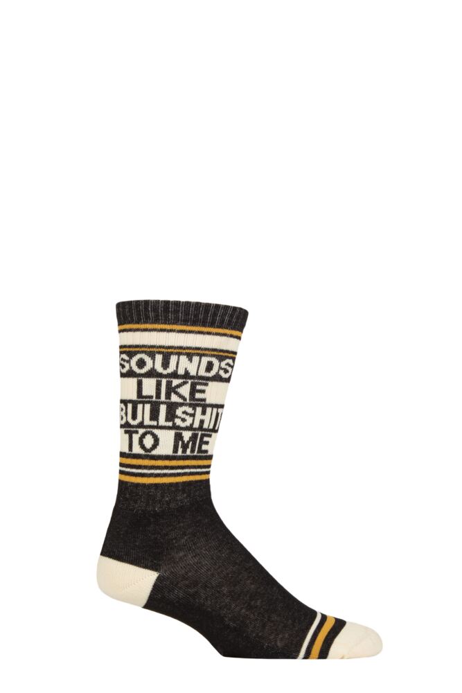 Sockshop Gumball PoodleMens & Womens Cotton Sounds Like Bullshit To Me Socks