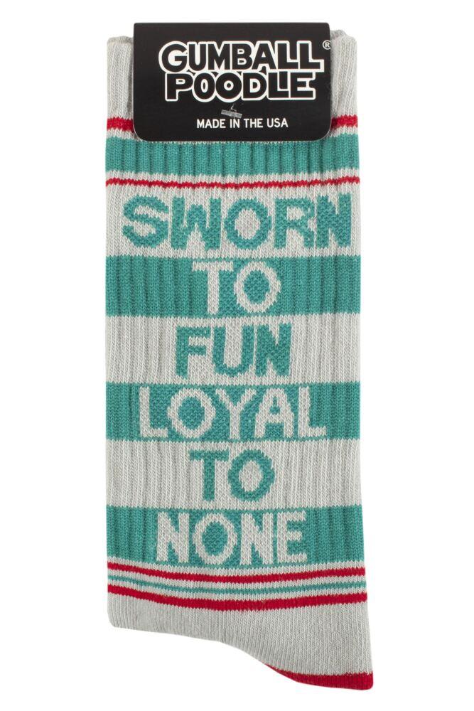 sockshop Gumball PoodleMens & Womens Cotton Sworn to Fun Loyal to None Socks