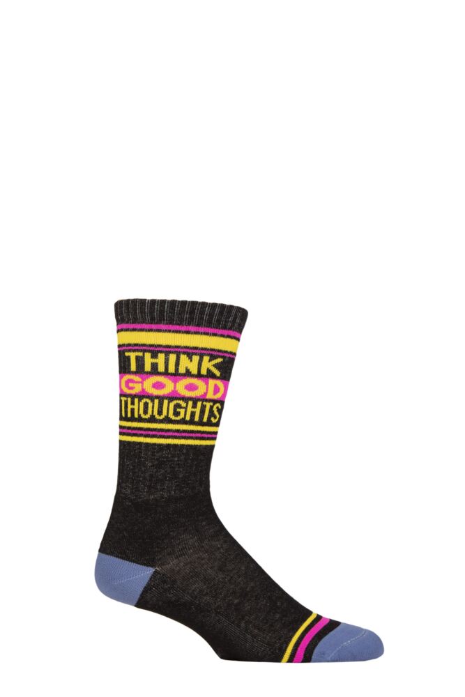 Sockshop Gumball PoodleMens & Womens Cotton Think Good Thoughts Socks