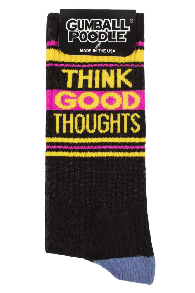 sockshop Gumball PoodleMens & Womens Cotton Think Good Thoughts Socks