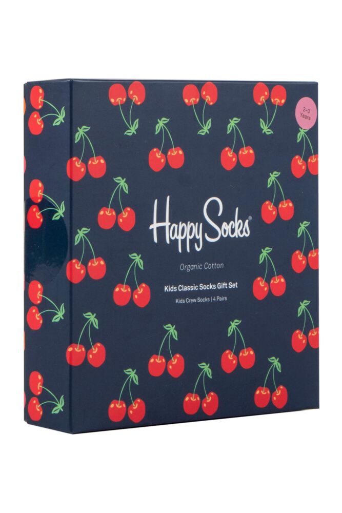Sockshop Happy SocksKids Cotton Classic Socks 4-Pair Gift Box