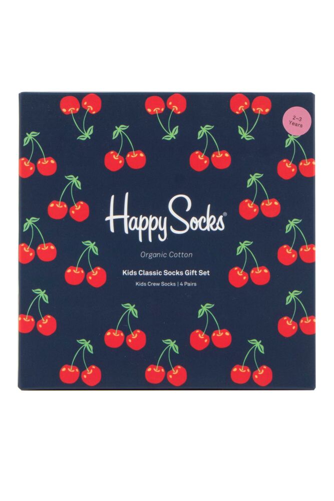 sockshop Happy SocksKids Cotton Classic Socks 4-Pair Gift Box