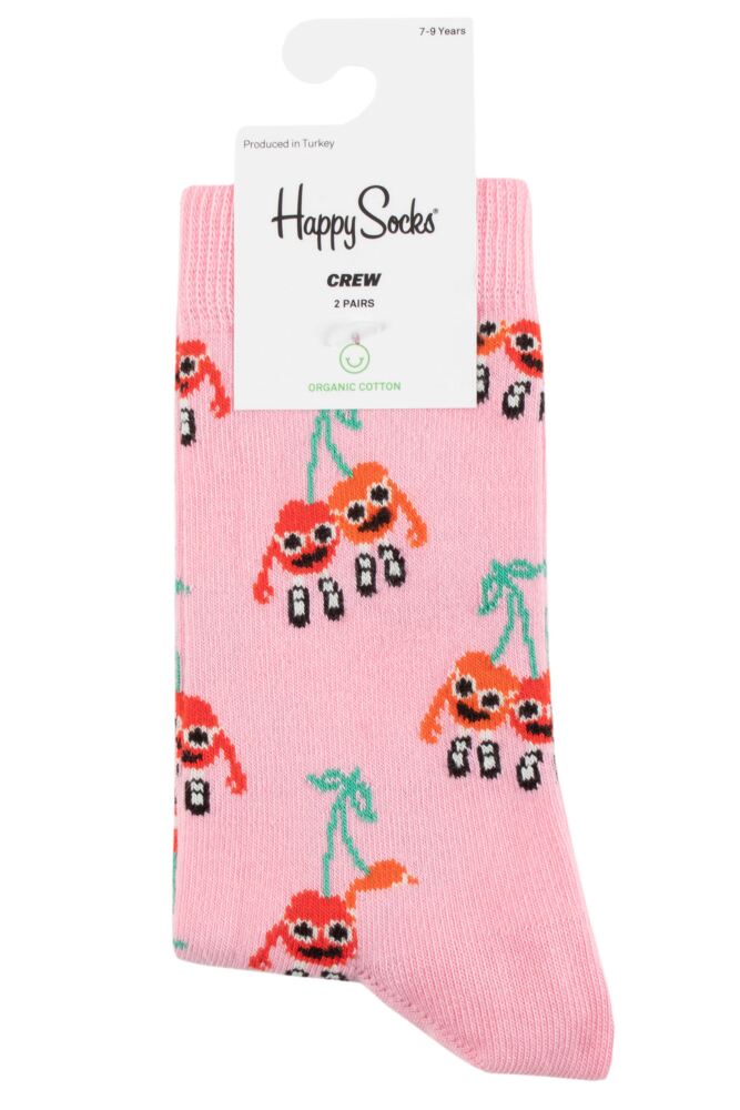 sockshop Happy SocksKids Cotton Fruit Mates Socks 2-Pair