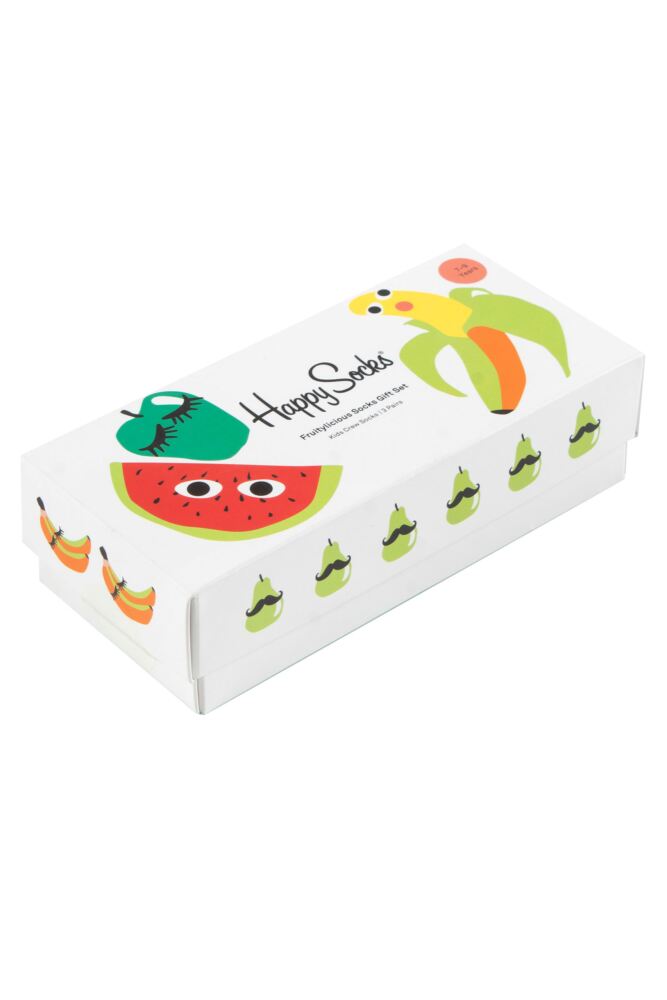 Sockshop Happy SocksKids Cotton Fruit Socks 3-Pair Gift Box