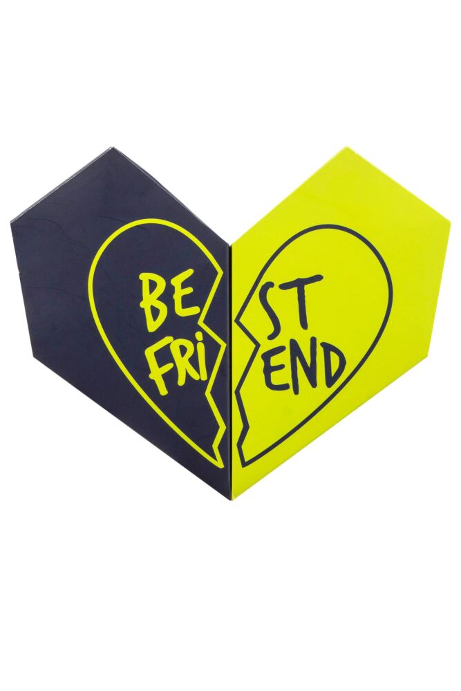 sockshop Happy SocksMens & Womens Bestie Socks 2-Pair Gift Box