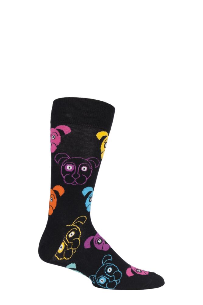 Sockshop Happy SocksMens & Womens Combed Cotton Dog & Cat Socks