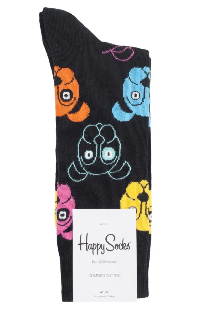 sockshop Happy SocksMens & Womens Combed Cotton Dog & Cat Socks
