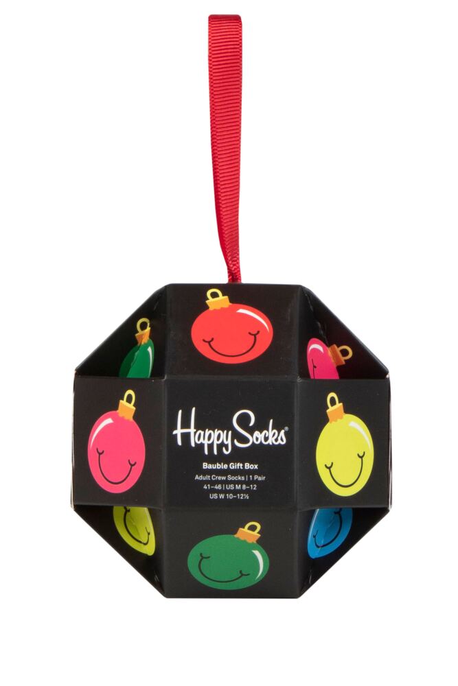 sockshop Happy SocksMens & Womens Cotton Bauble Socks Gift Box