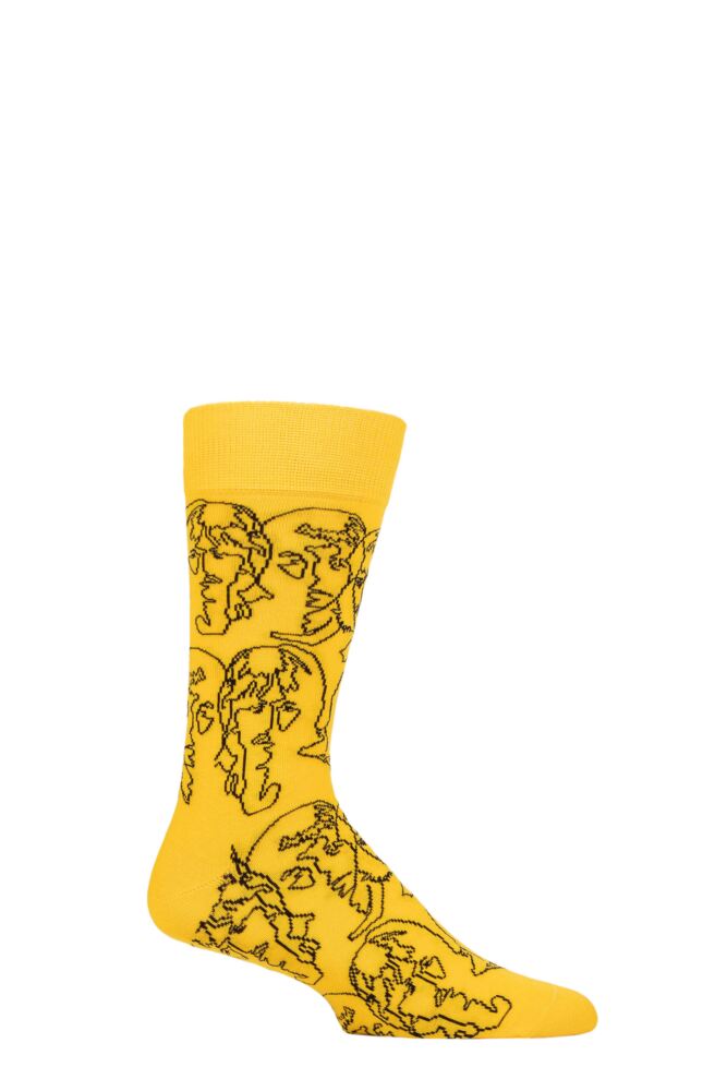 Sockshop Happy SocksMens & Womens Cotton Beatles Lines Socks