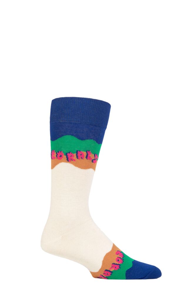 Sockshop Happy SocksMens & Womens Cotton Coral Reef Rescue Socks