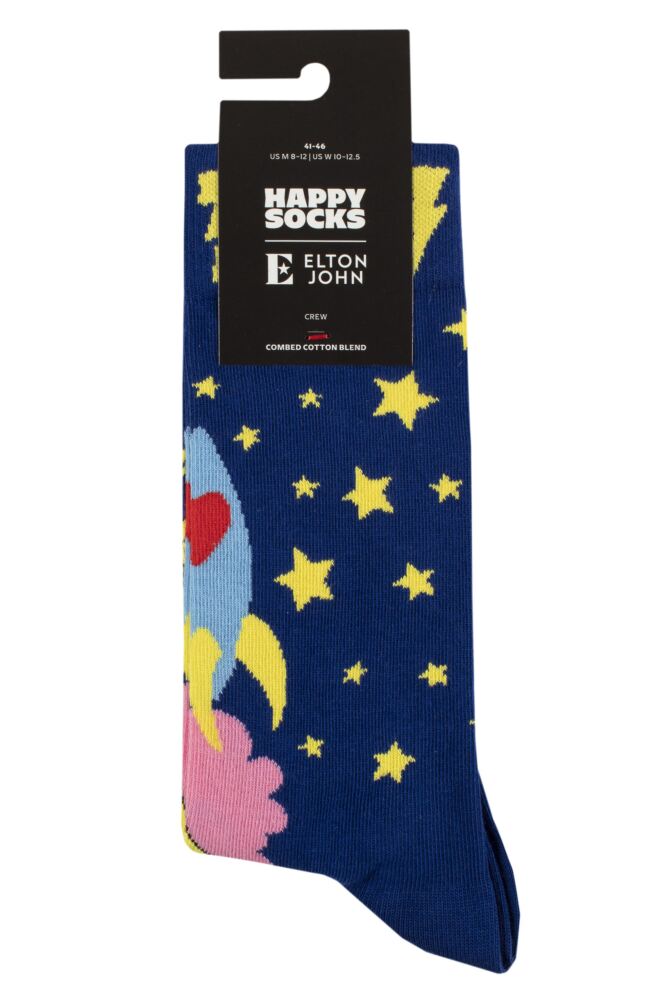sockshop Happy SocksMens & Womens Cotton Elton John Rocket Man Socks