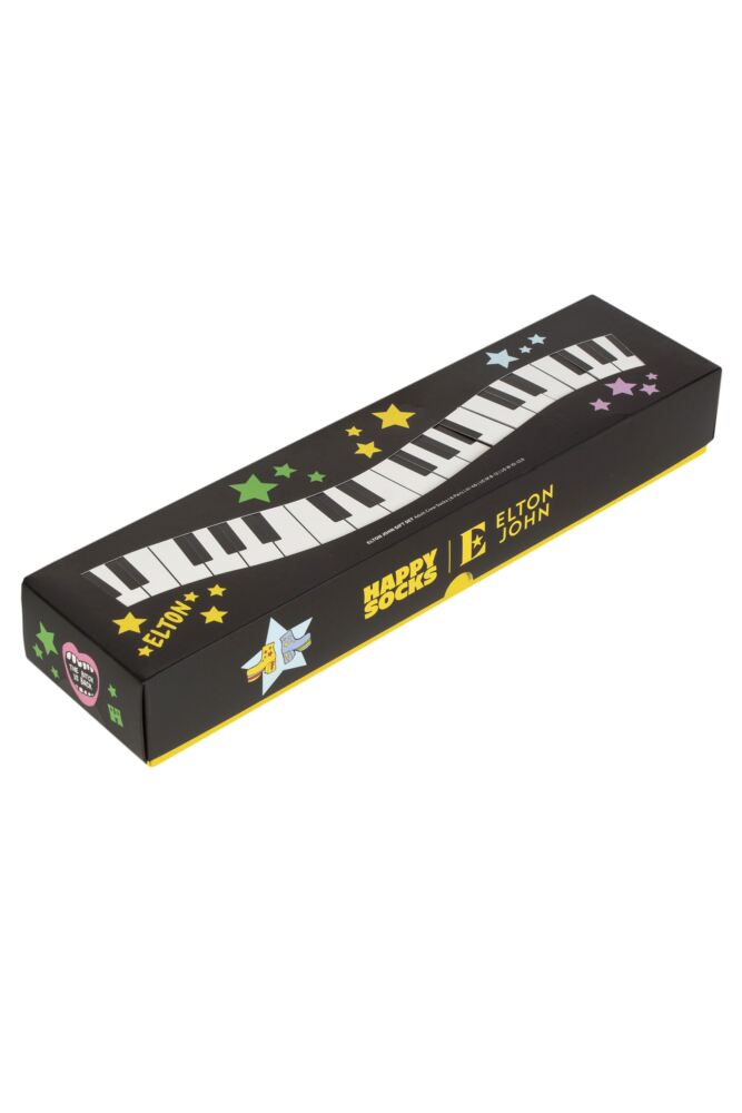 Sockshop Happy SocksMens & Womens Cotton Elton John Socks 6-Pair Gift Box